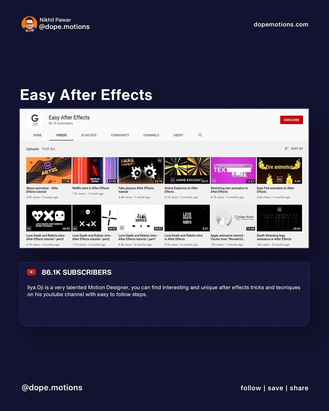 after effects download youtube